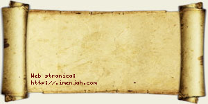 Irina Aljančić vizit kartica